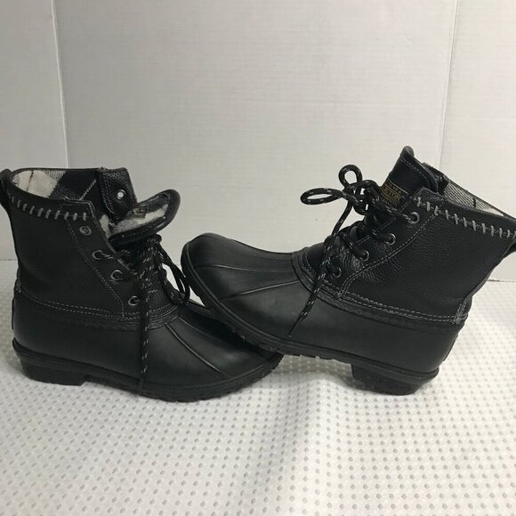 PENDLETON UNISEX INSULATED LEATHER RUBBER DUCK BOOT SIZE 6 [WOMENS SIZE 8] - Picture 10 of 10